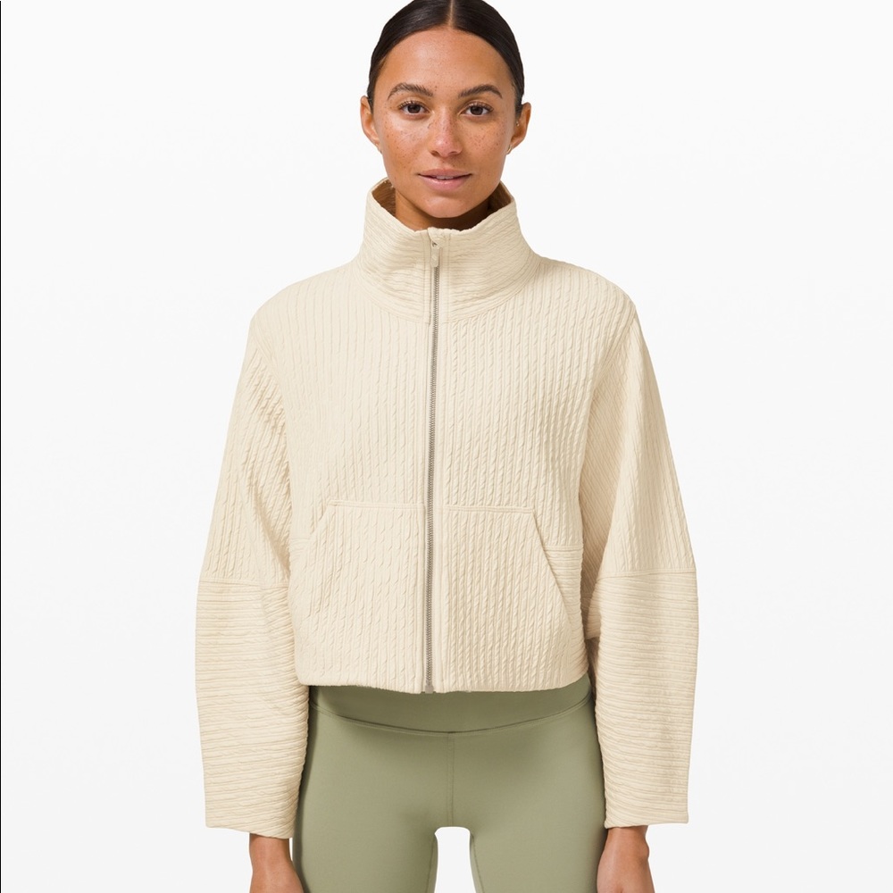 Lululemon Textured Cropped Jacket!